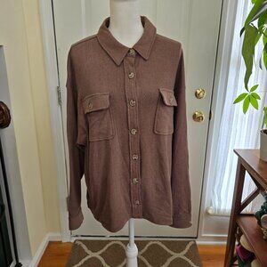 NEW B-Wear Women's Long Sleeves Shirt Jacket Size XL
